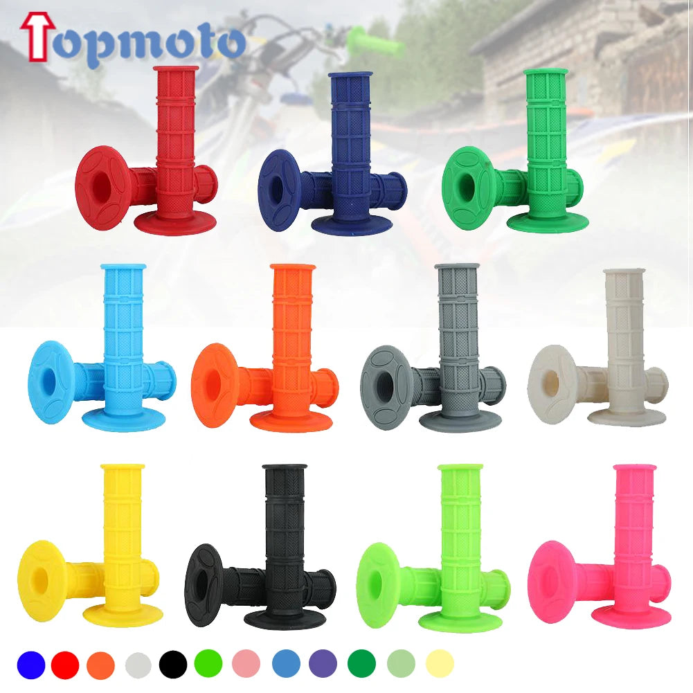 22mm MX Silicone Handlebar Grips – Universal Dirt Bike & Motocross Replacement