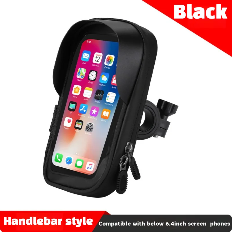 Waterproof Motorcycle Phone Holder – 360° Handlebar Mount