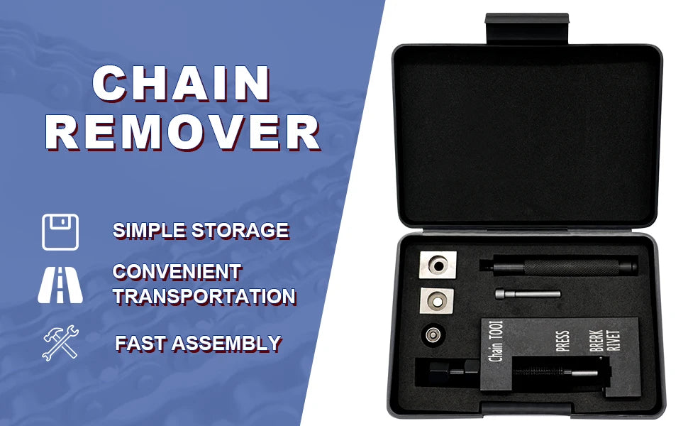 Motorcycle Chain Breaker Tool Kit – Fits 520, 525 & 530 Chains
