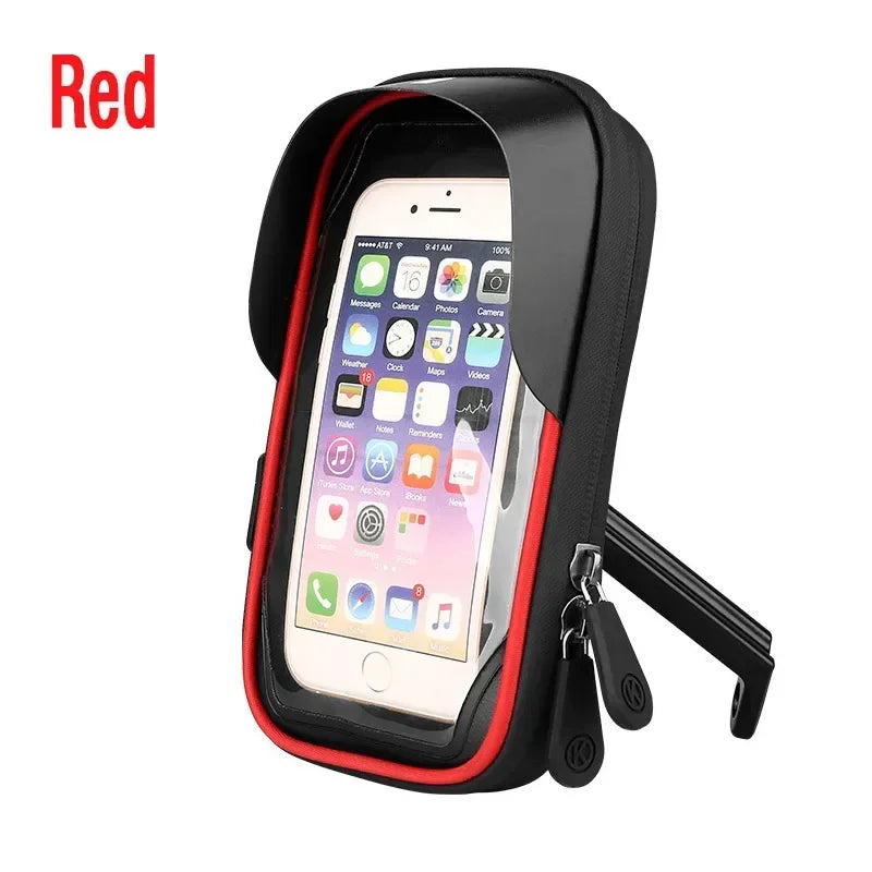 Waterproof Motorcycle Phone Holder – 360° Handlebar Mount