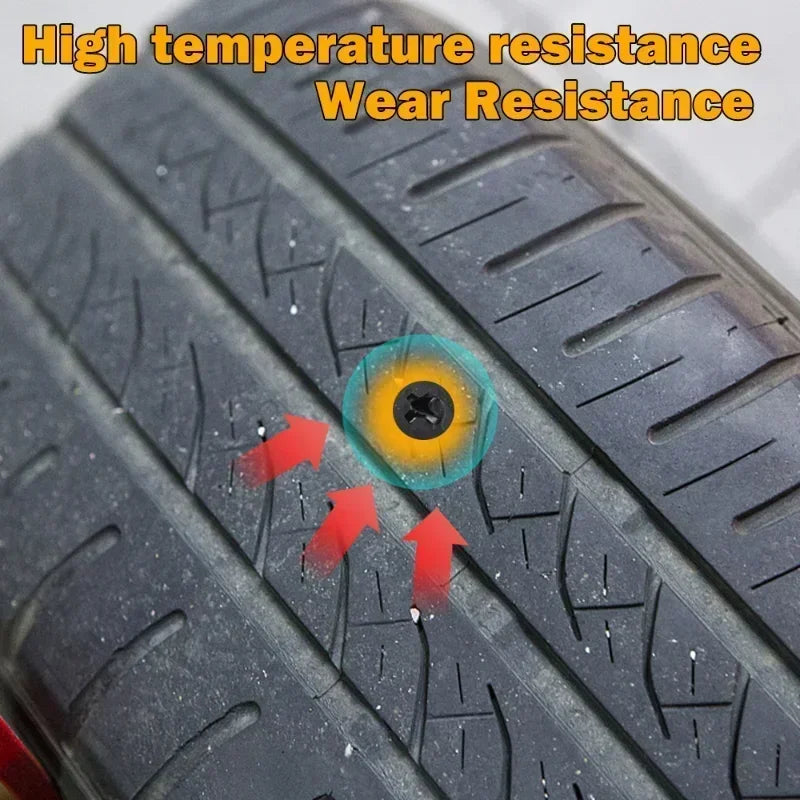 Tire Repair Rubber Nail Plugs – Universal Puncture Repair Kit