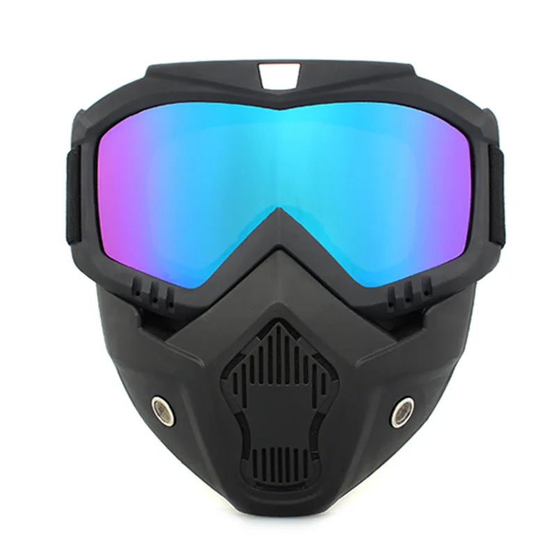 Motocross Goggles & Windproof Face Mask – Off-Road Dirt Bike Protective Set