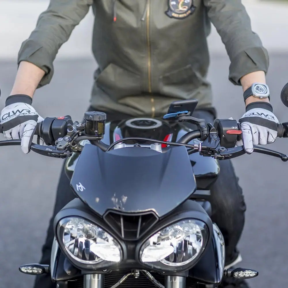 Anti-Shake Motorcycle Phone Mount – Vibration Dampener with Quick Release
