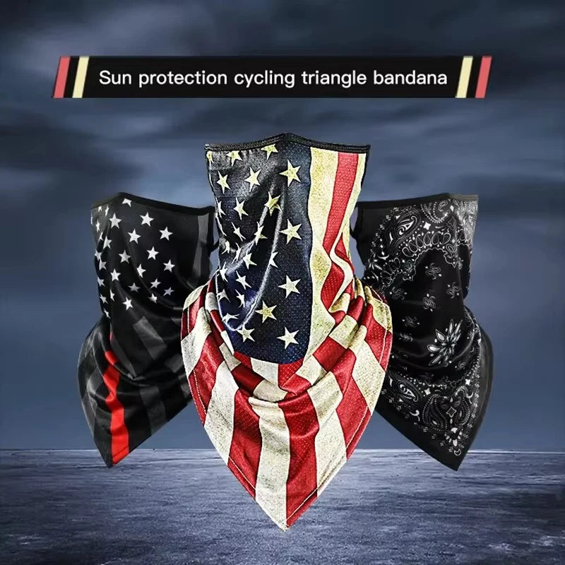 Cooling Neck Gaiter & Motorcycle Riding Scarf – UV Sun Protection Bandana