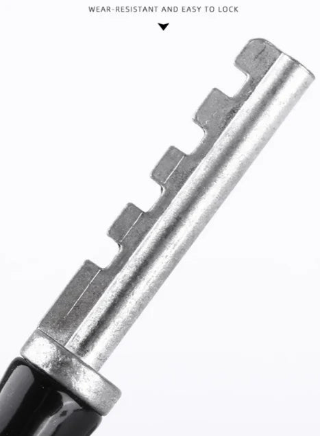 Motorcycle Anti-Theft Chain Lock –  4-Digit Combination Cable Lock for Helmets & Bikes