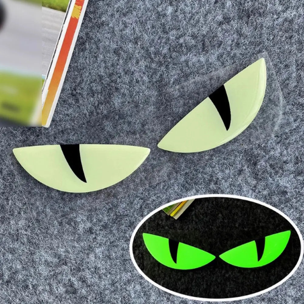 3D Reflective Devil's Eye Stickers – Motorcycle & Helmet Decals