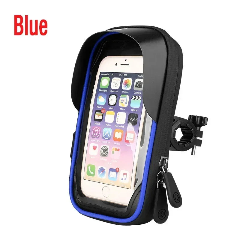Waterproof Motorcycle Phone Holder – 360° Handlebar Mount