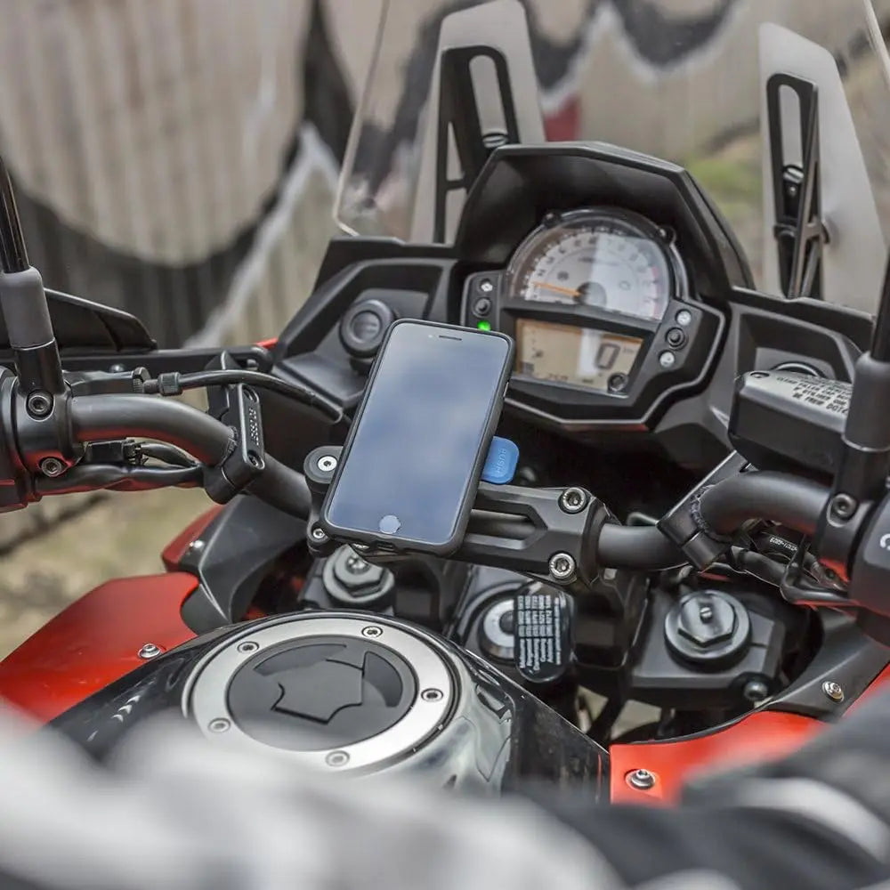 Anti-Shake Motorcycle Phone Mount – Vibration Dampener with Quick Release