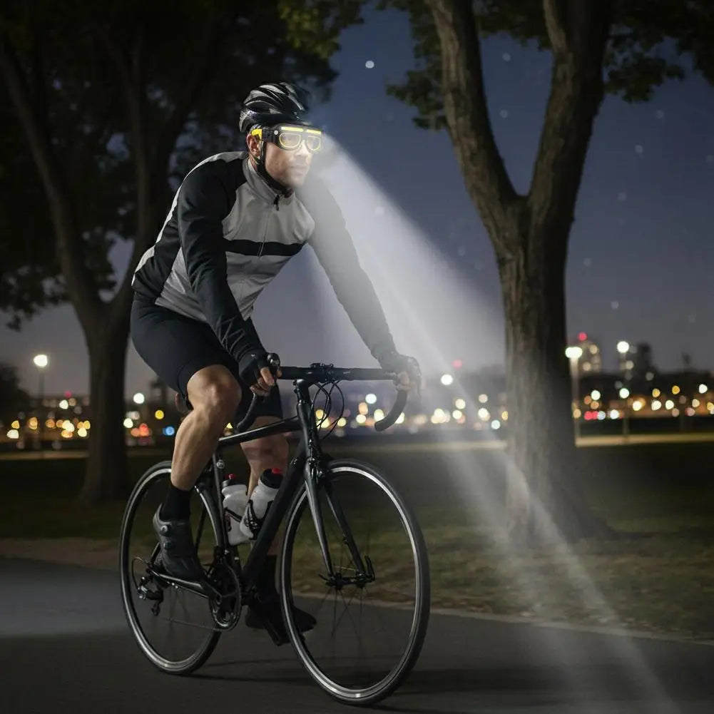 LED Headlight Glasses – Rechargeable 800-Lumen Motion Sensor Work & Outdoor Glasses