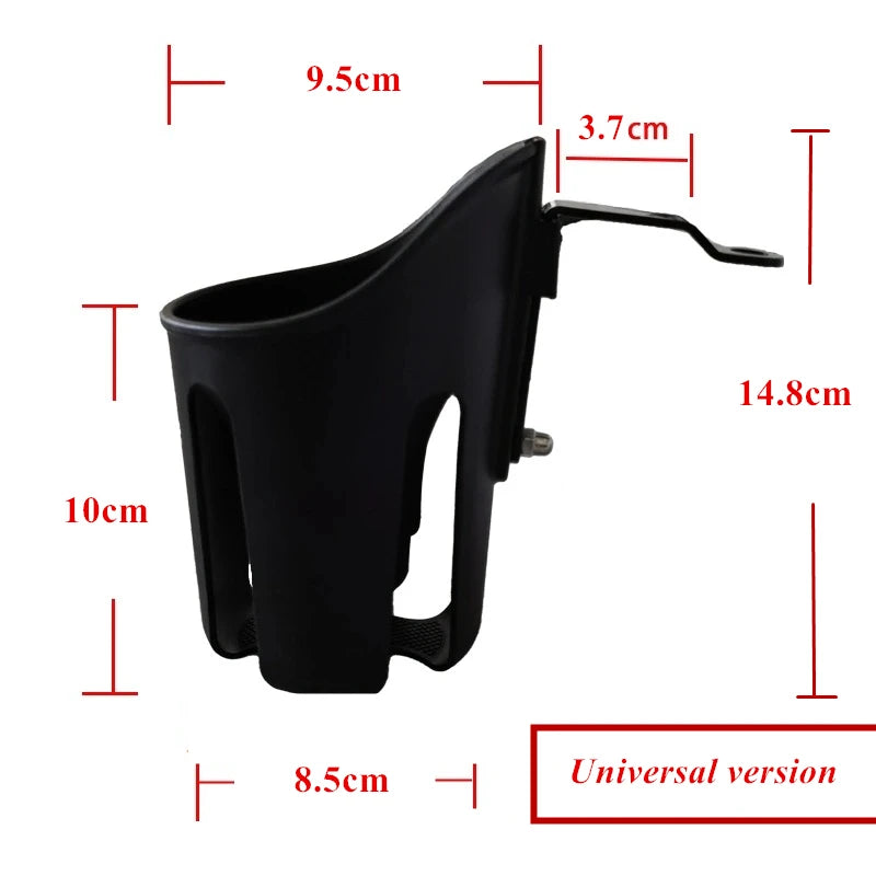 Universal Motorcycle & Bike Cup Holder – Handlebar Water Bottle Cage