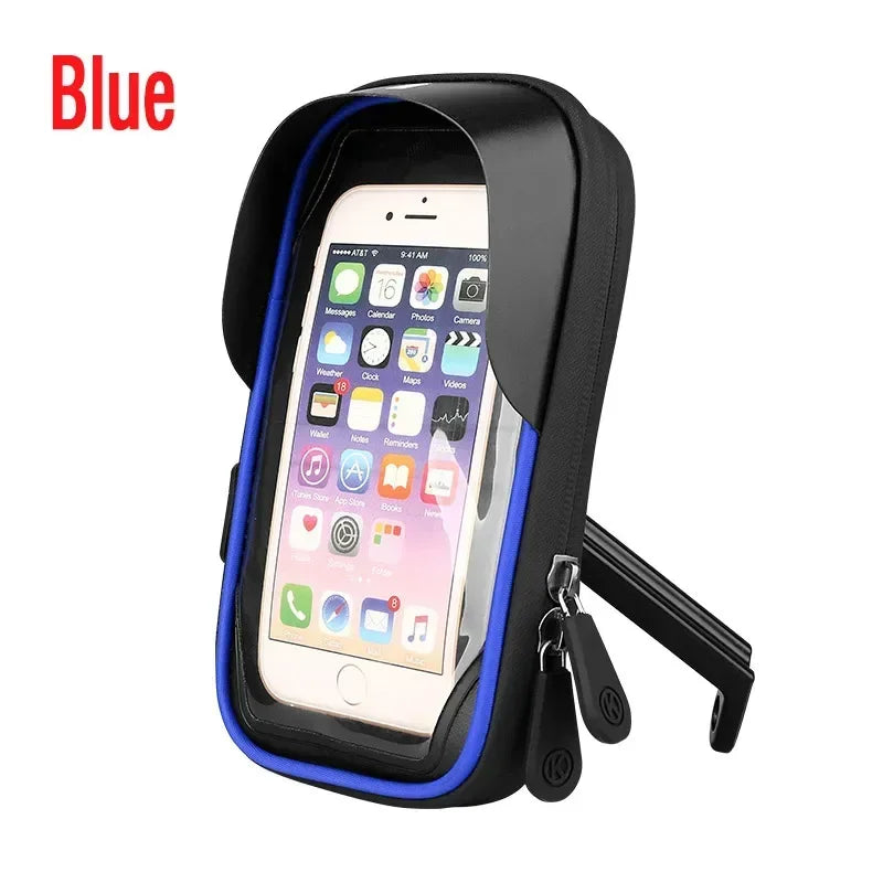 Waterproof Motorcycle Phone Holder – 360° Handlebar Mount