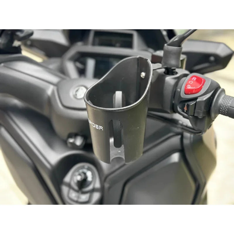 Universal Motorcycle & Bike Cup Holder – Handlebar Water Bottle Cage