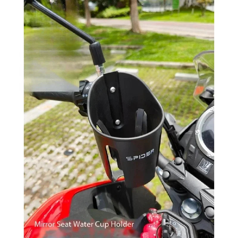Universal Motorcycle & Bike Cup Holder – Handlebar Water Bottle Cage