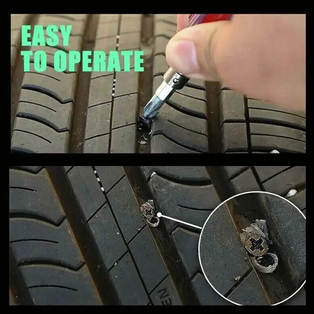 Tire Repair Rubber Nail Plugs – Universal Puncture Repair Kit