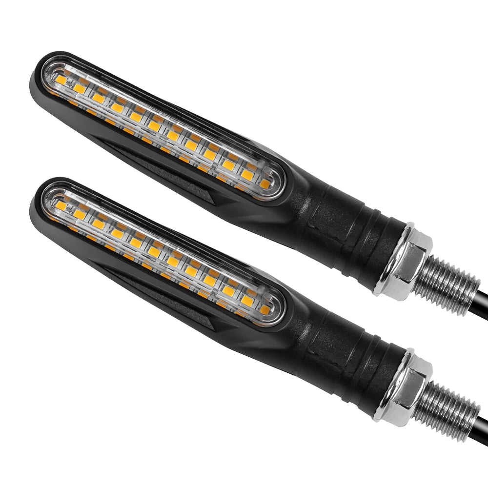 Motorcycle LED Turn Signals – Sequential Flowing Indicator & DRL Brake Light