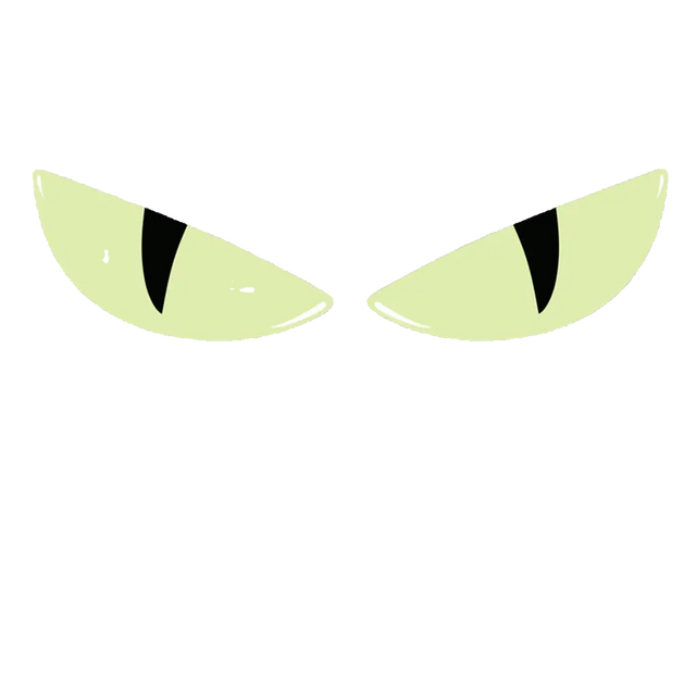 Pair of 3D reflective devil's eye motorcycle and helmet stickers