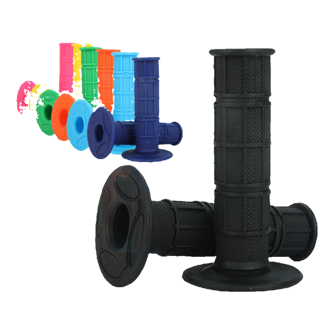Pair of 22mm MX silicone motorcycle and motocross handlebar grips