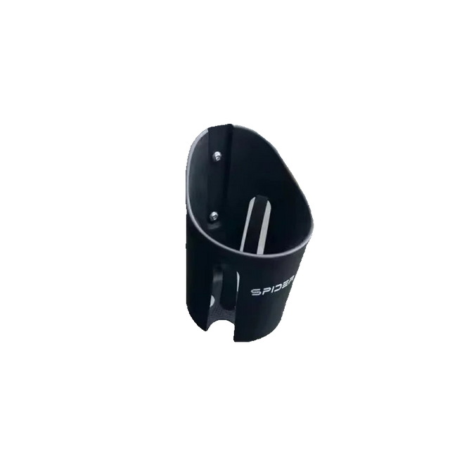Universal motorcycle and bike cup holder with handlebar mounting clamp